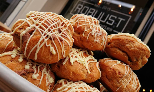 Cheesecake soes